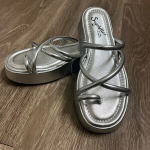 Seychelles Women's Metallic Silver Sandals